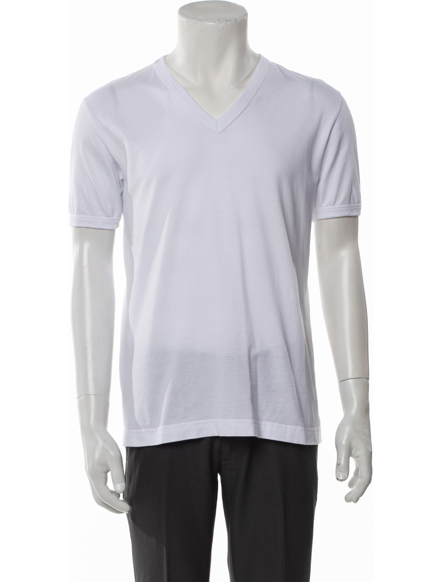 Dolce & Gabbana V-Neck Short Sleeve T-Shirt