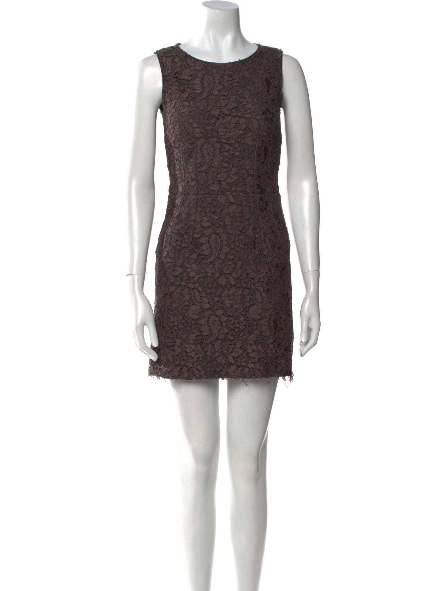 Dolce & Gabbana Crew Neck Mini Dress