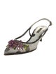 Dolce & Gabbana Mesh Mesh Accents Slingback Pumps