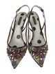 Dolce & Gabbana Mesh Mesh Accents Slingback Pumps