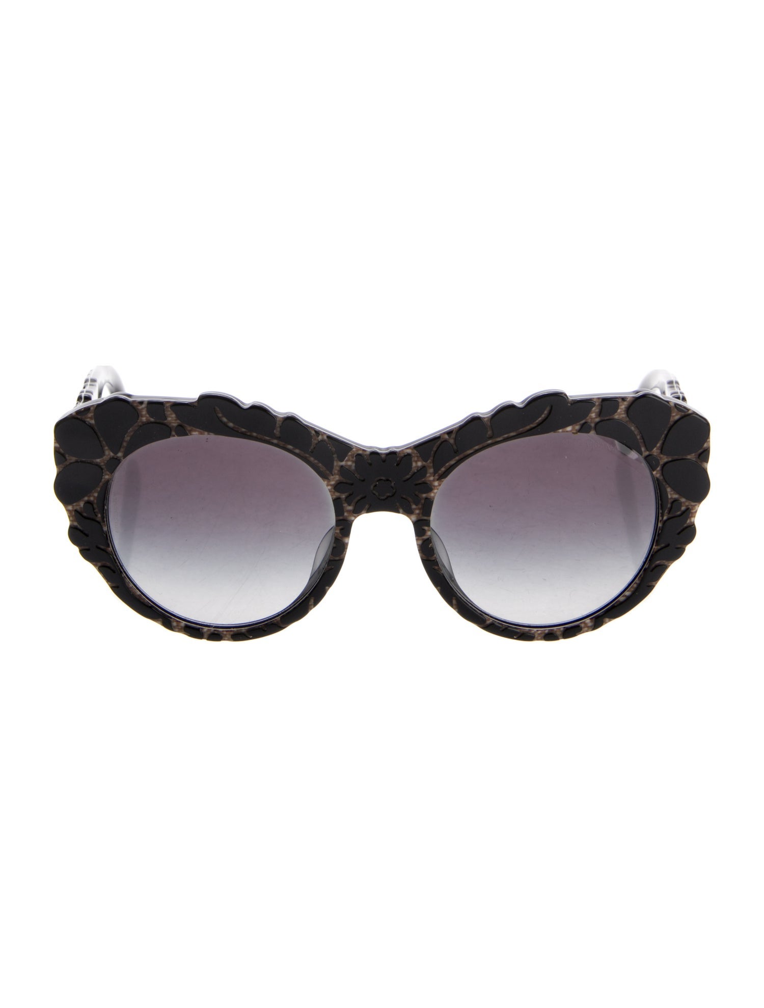 Dolce & Gabbana Oversize Gradient Sunglasses