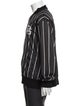 Dolce & Gabbana Signature Logo Striped Windbreaker