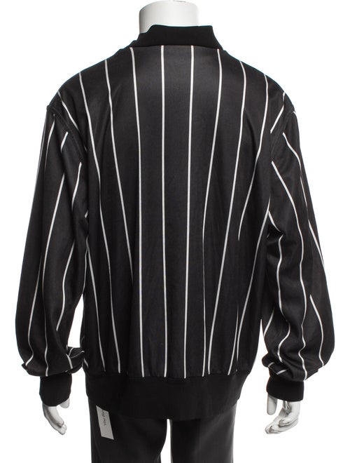 Dolce & Gabbana Signature Logo Striped Windbreaker