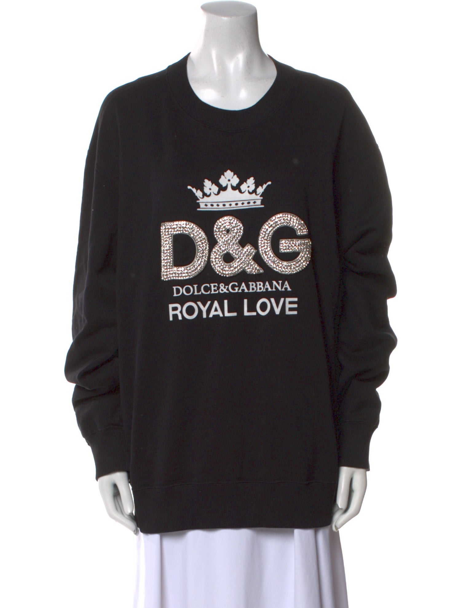Dolce & Gabbana Graphic Print Crew Neck Sweatshirt