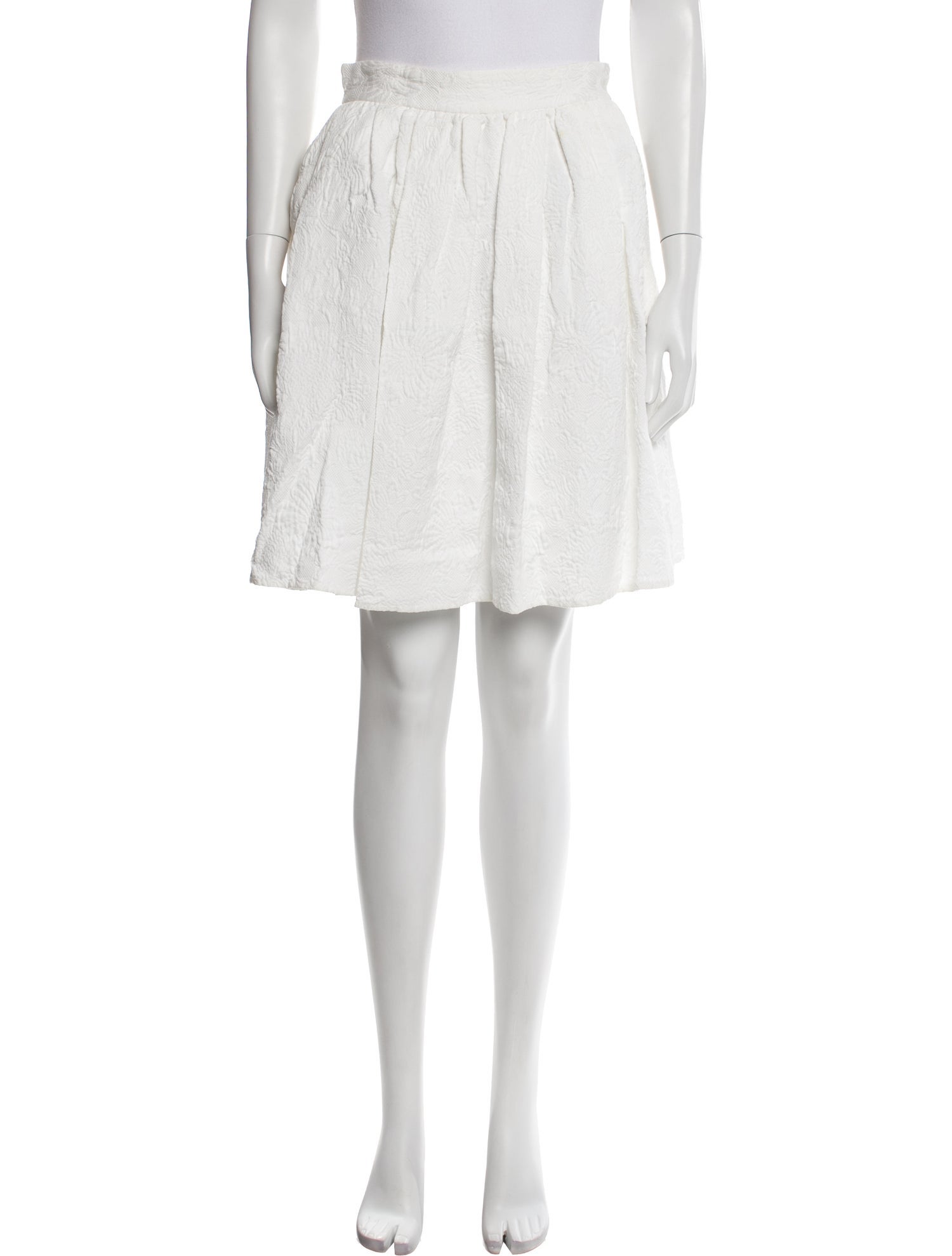 Dolce & Gabbana Ruffle Embellishment Knee-Length Skirt