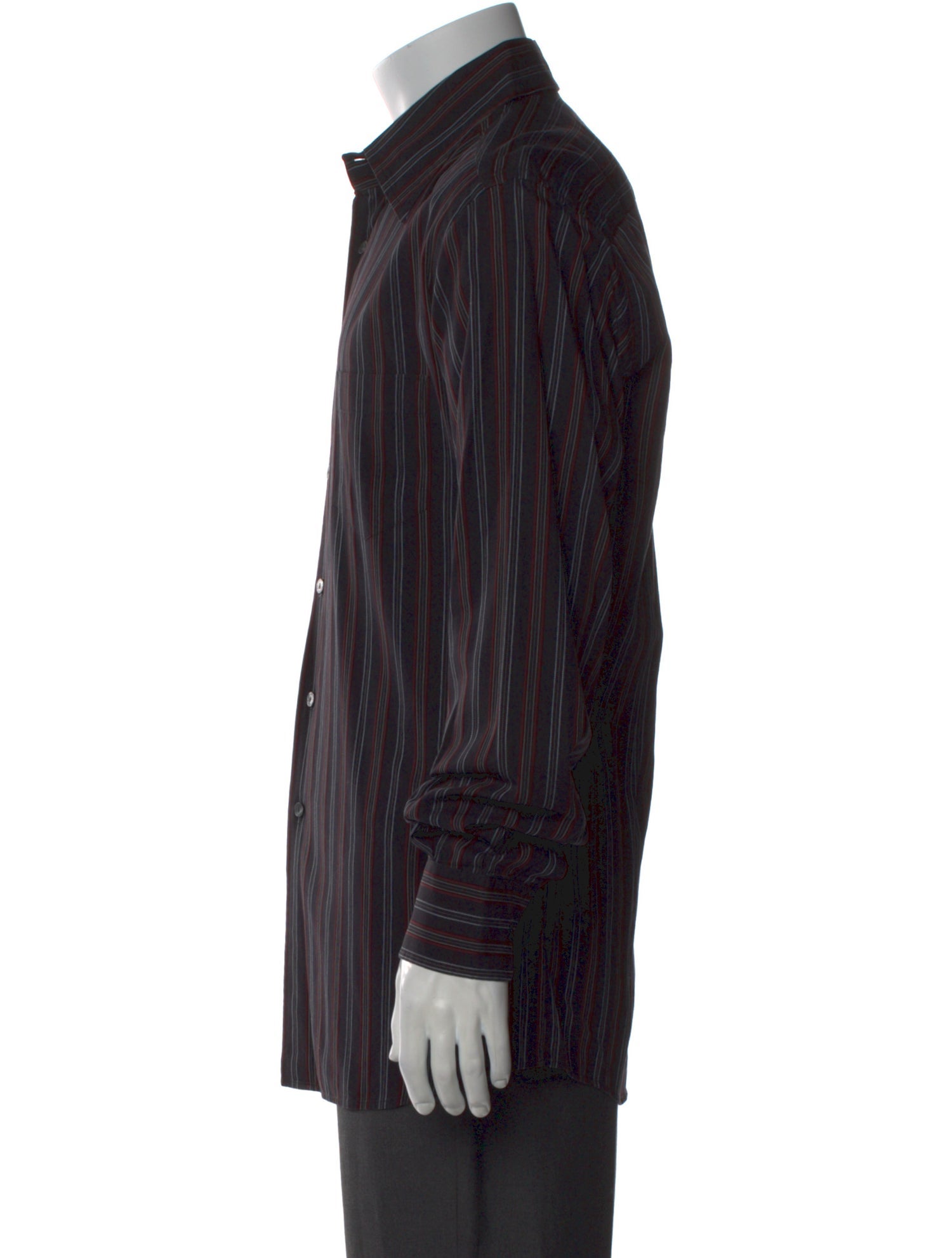 Dolce & Gabbana Striped Long Sleeve Dress Shirt