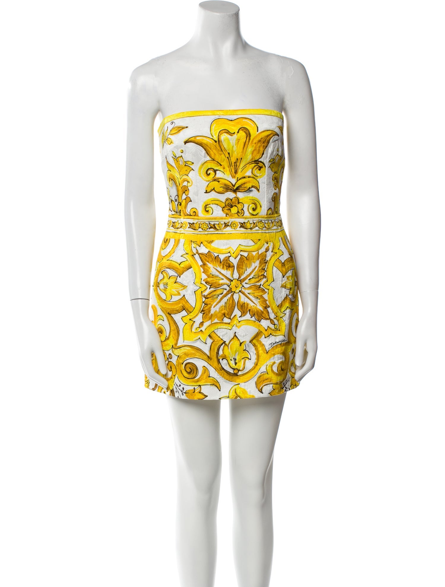 Dolce & Gabbana Printed Mini Dress w/ Tags