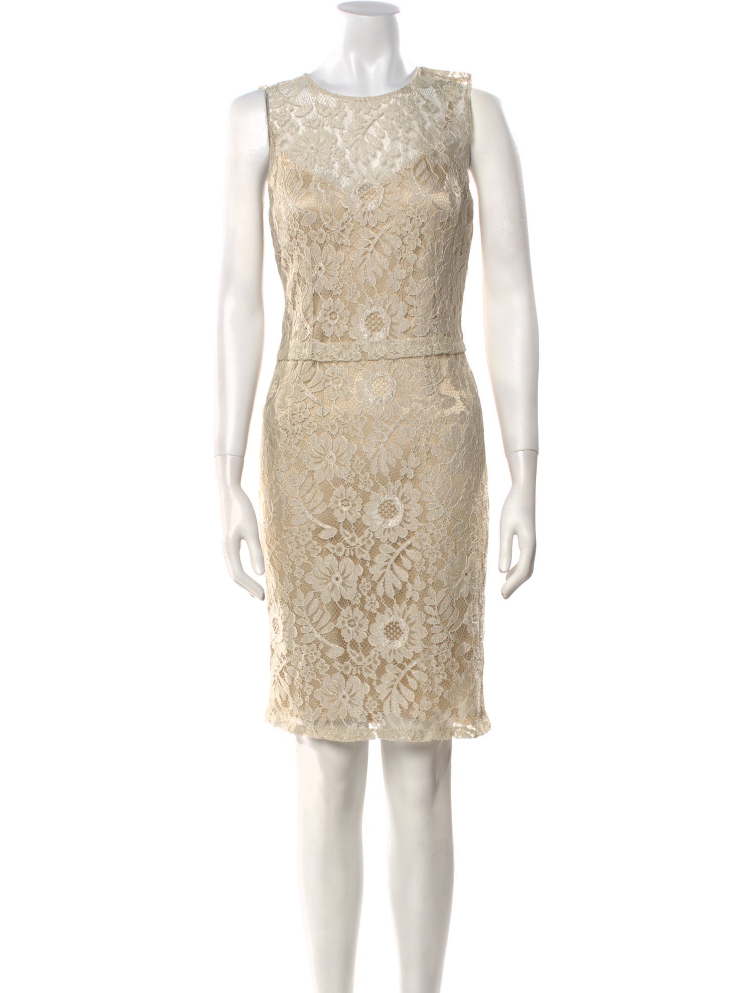 Dolce & Gabbana Lace Knee-Length Dress