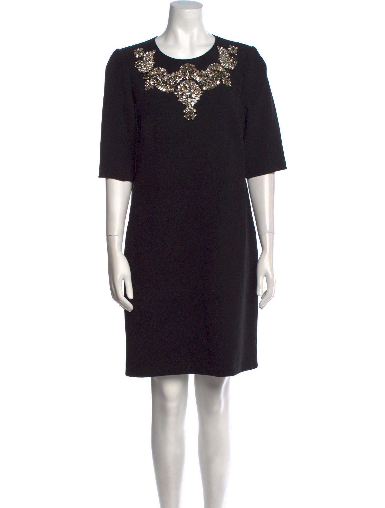 Dolce & Gabbana Virgin Wool Mini Dress