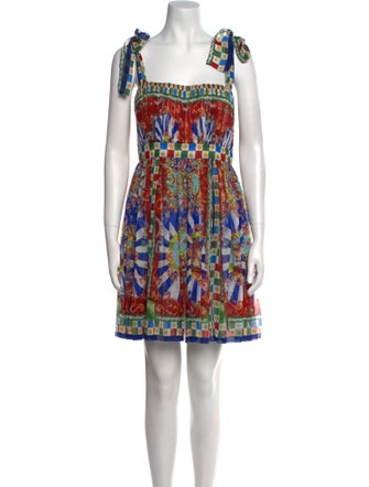 Dolce & Gabbana Silk Mini Dress