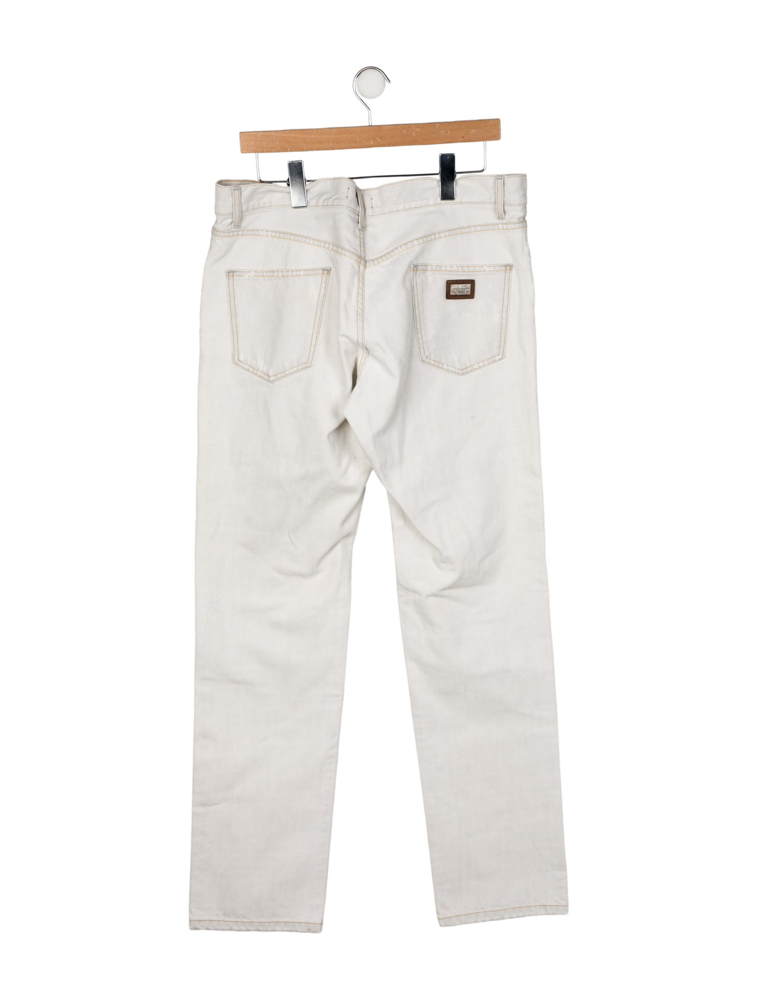 Dolce & Gabbana Mid-Rise Straight Leg Jeans
