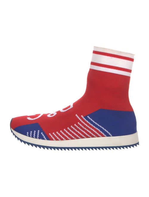 Dolce & Gabbana Colorblock Pattern Sock Sneakers