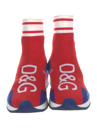 Dolce & Gabbana Colorblock Pattern Sock Sneakers