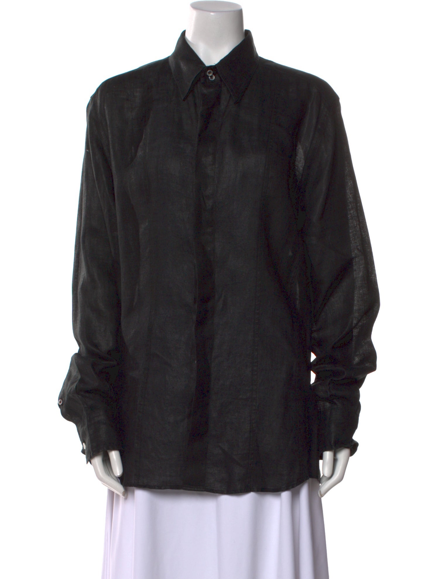 Dolce & Gabbana Long Sleeve Button-Up Top