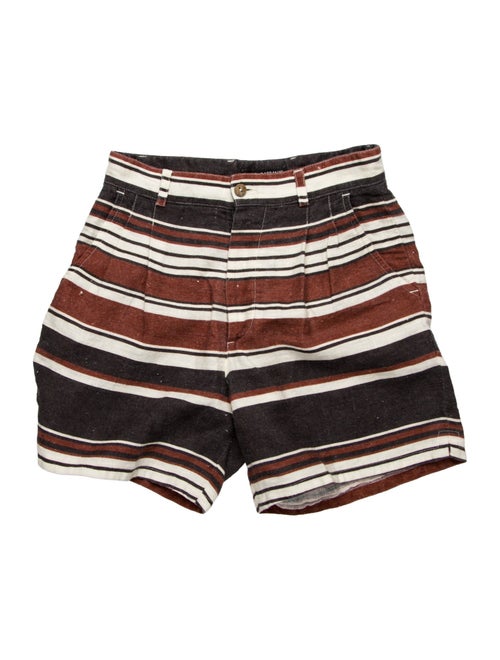 Dolce & Gabbana Linen Flat Front Shorts