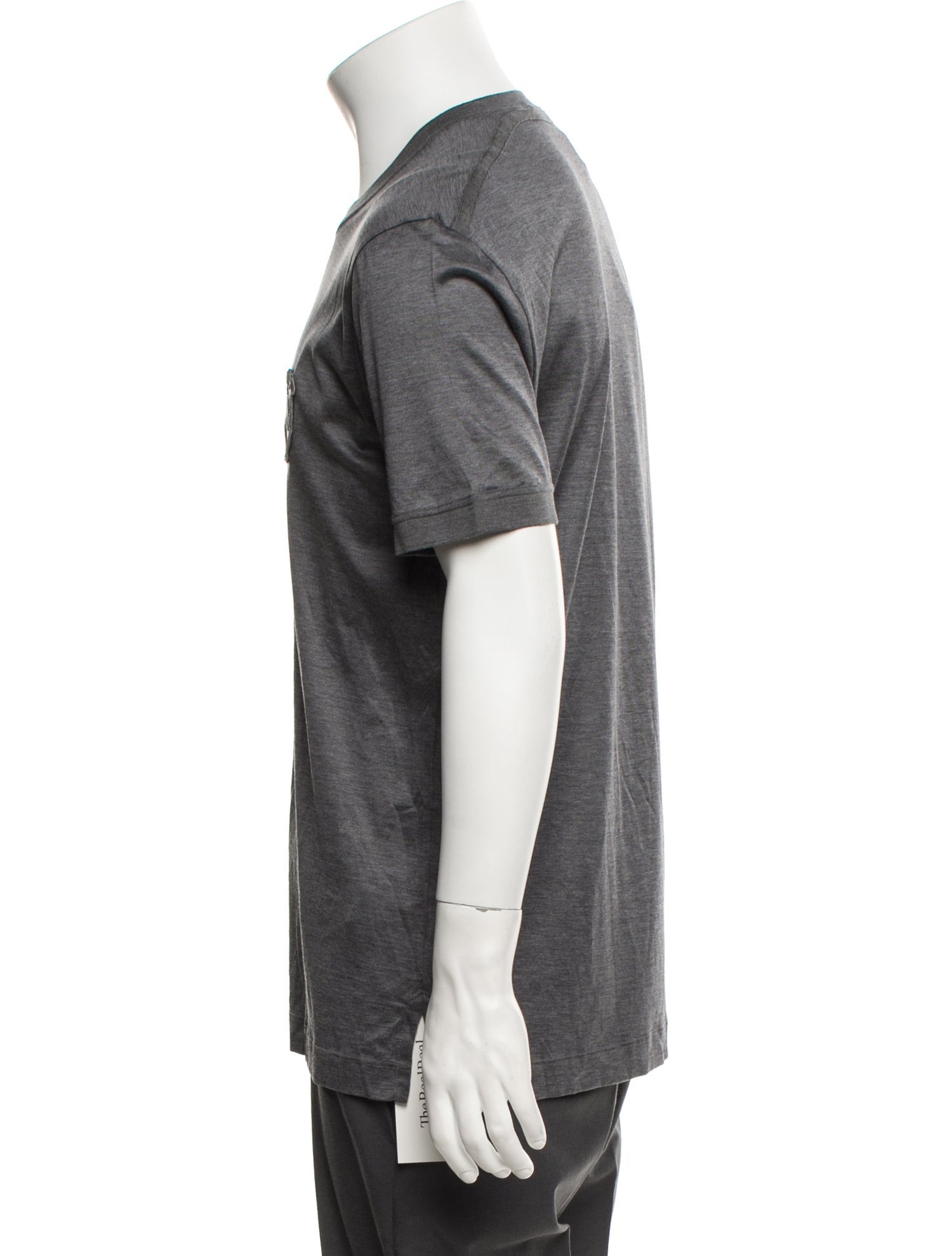 Dolce & Gabbana Silk Crew Neck T-Shirt w/ Tags