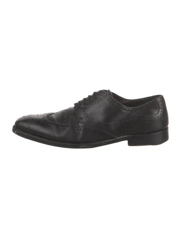 Dolce & Gabbana Oxfords Leather Lasercut Accents Brogues UK 8 | 9