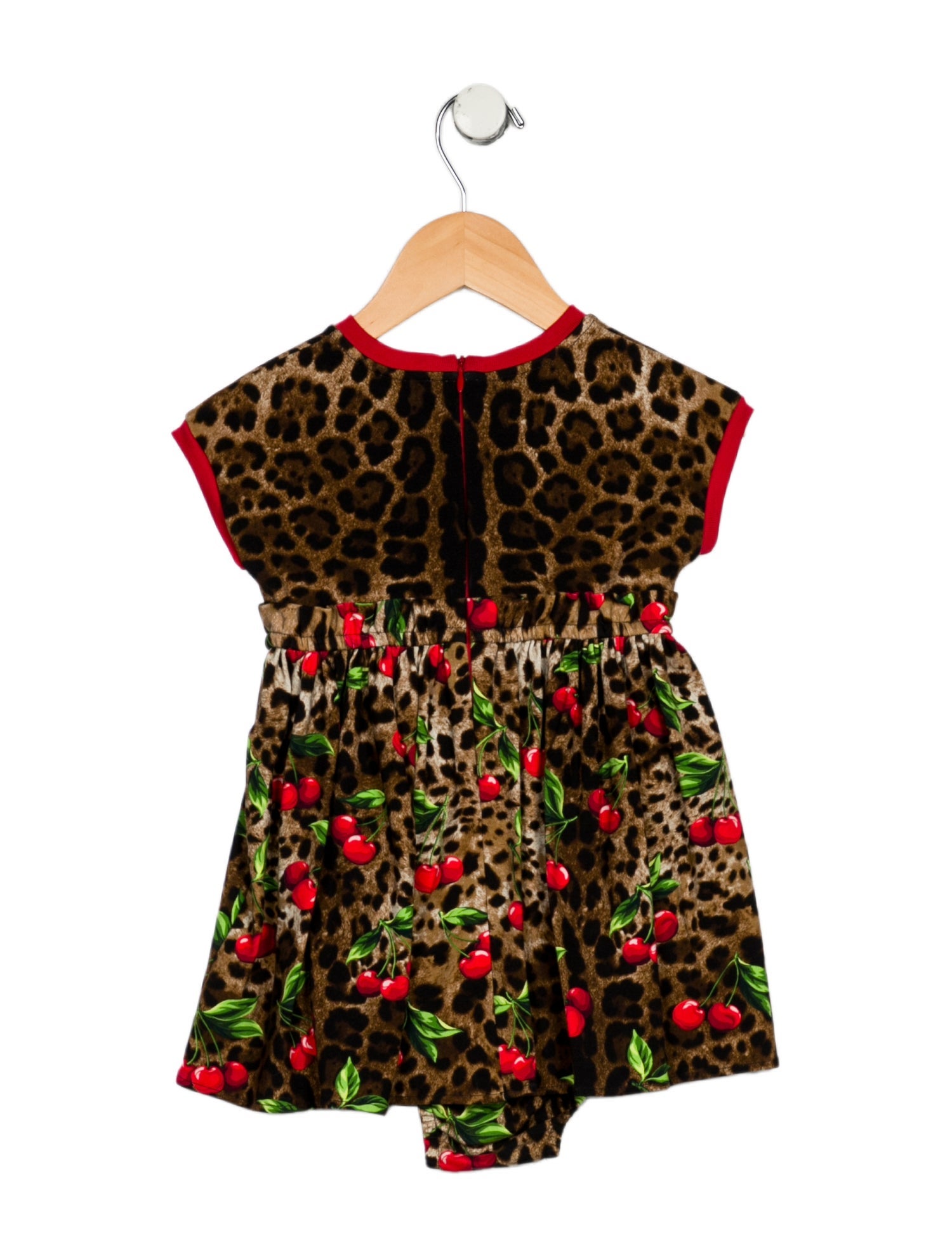 Dolce & Gabbana Infant Girls Animal Print Short Sleeve & Bloomer Set w/Tags