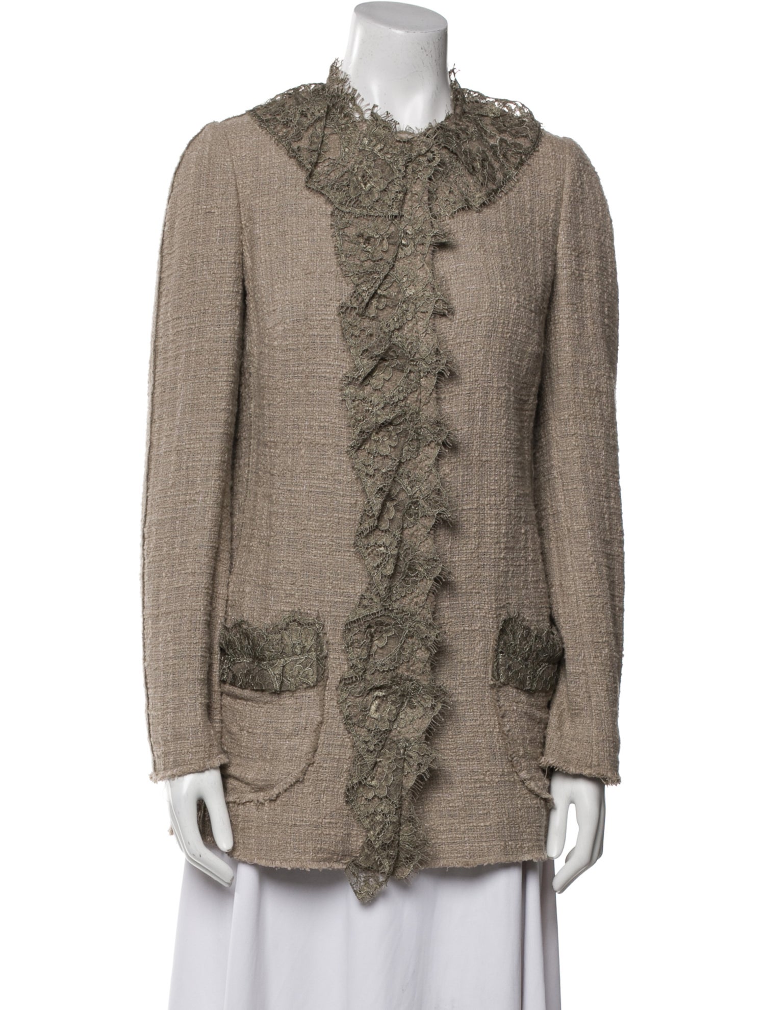 Dolce & Gabbana Tweed Pattern Evening Jacket