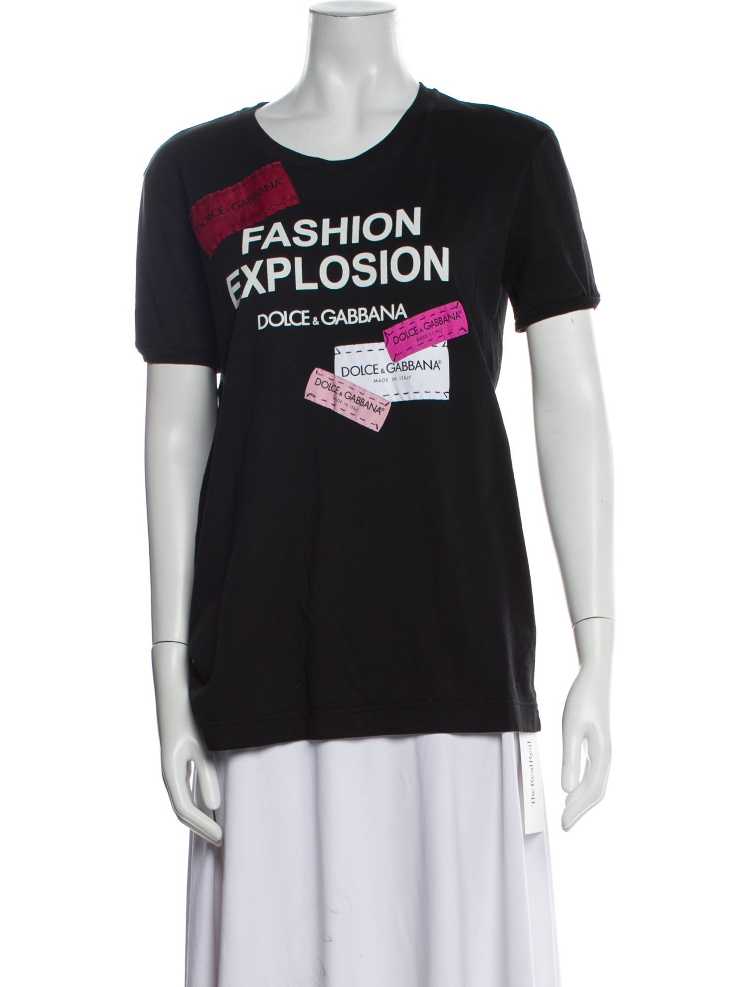 Dolce & Gabbana Graphic Print Crew Neck T-Shirt