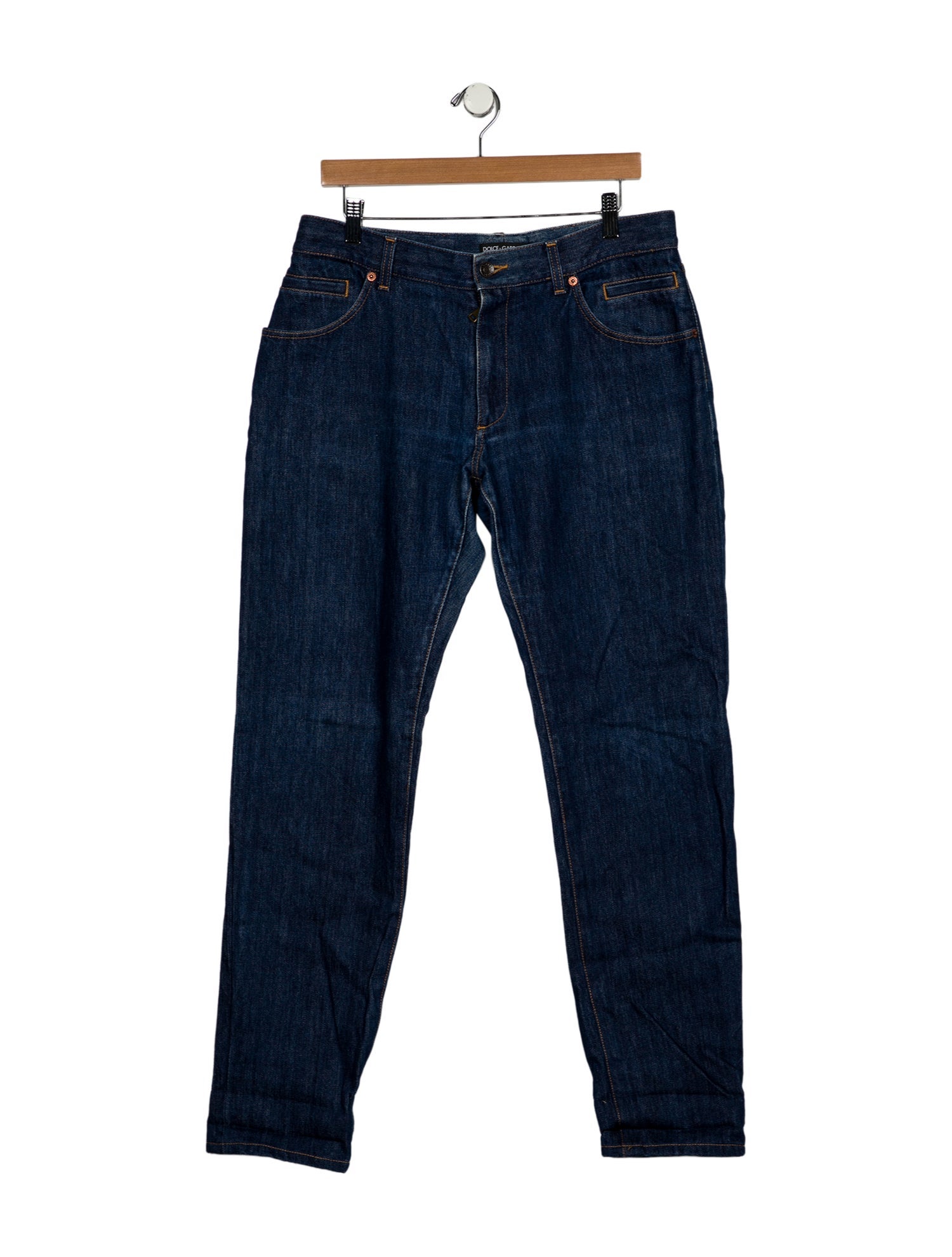 Dolce & Gabbana Mid-Rise Straight Leg Jeans