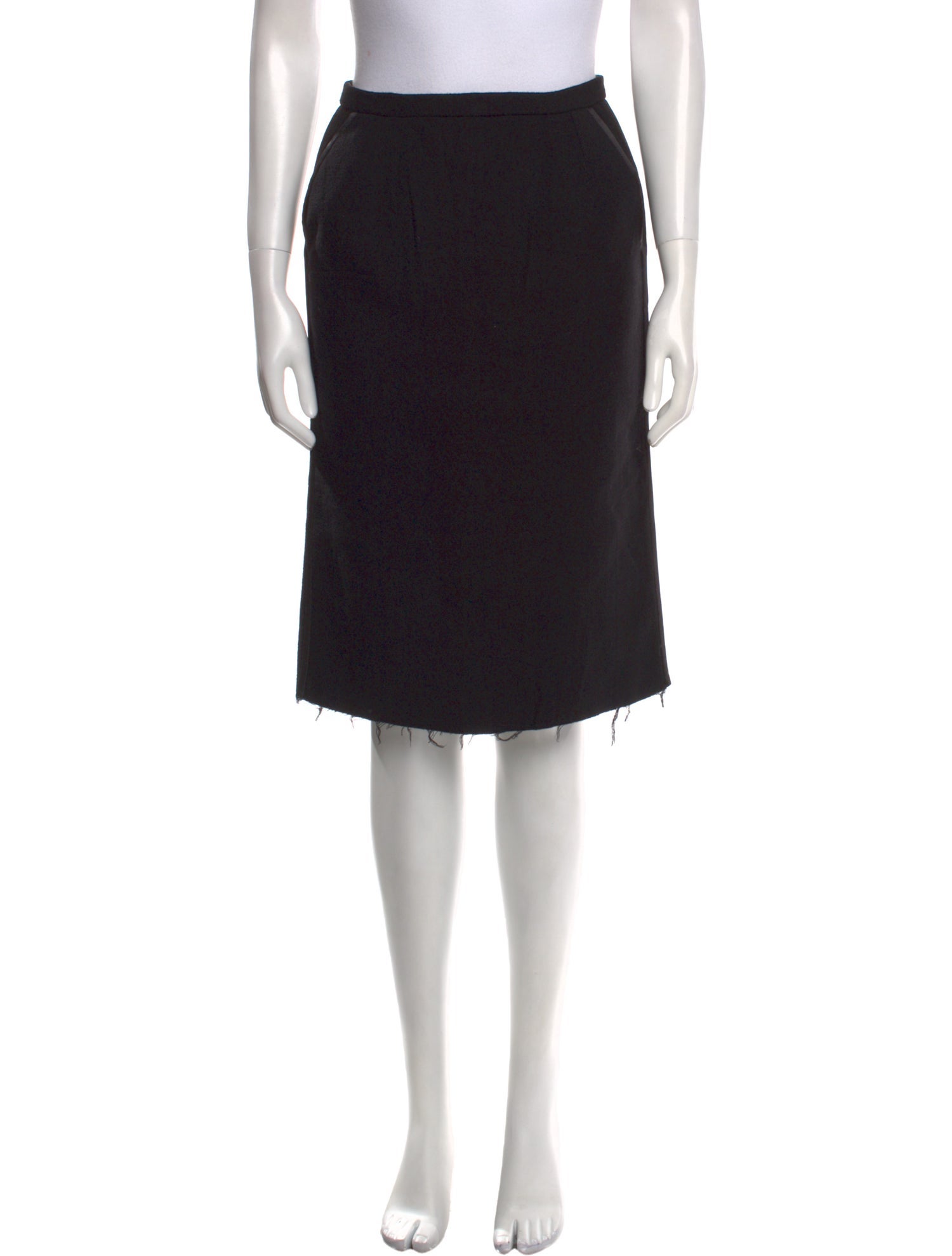 Dolce & Gabbana Virgin Wool Knee-Length Skirt