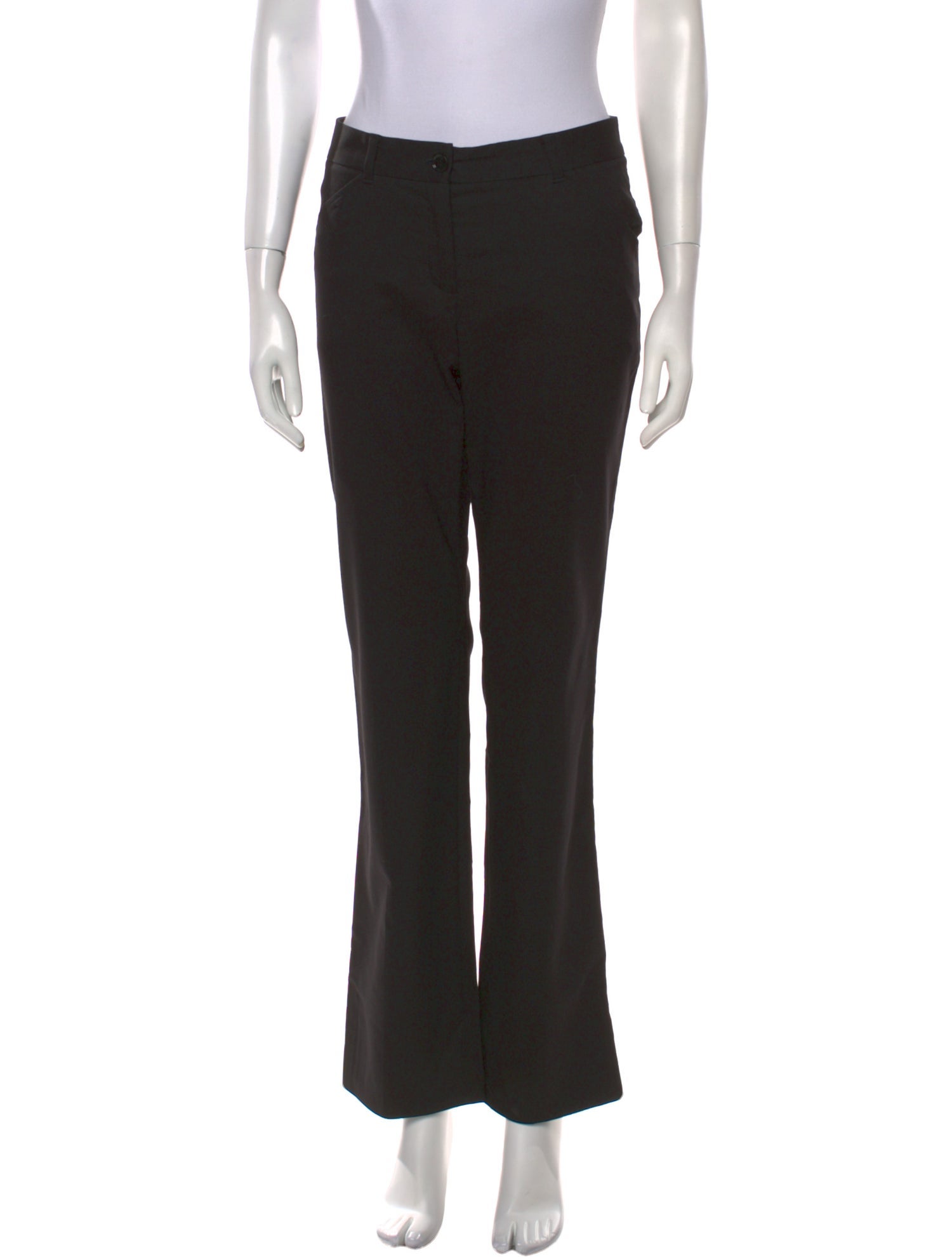 Dolce & Gabbana Virgin Wool Straight Leg Pants