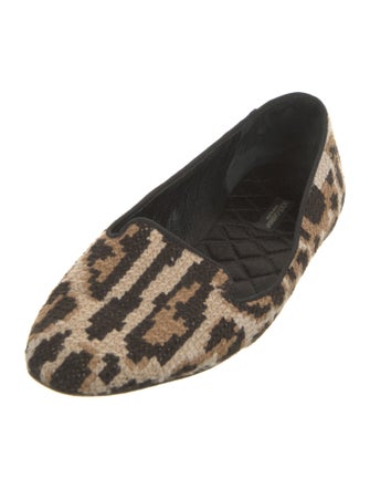 Dolce & Gabbana Animal Print Flats
