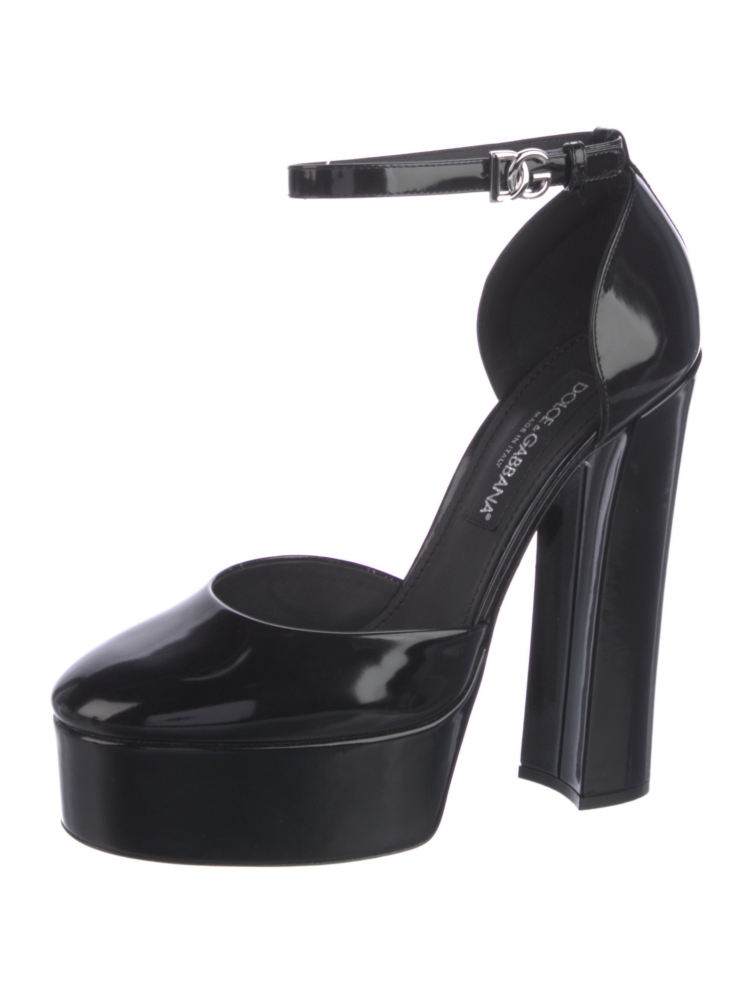 Dolce & Gabbana Patent Leather D'Orsay Pumps