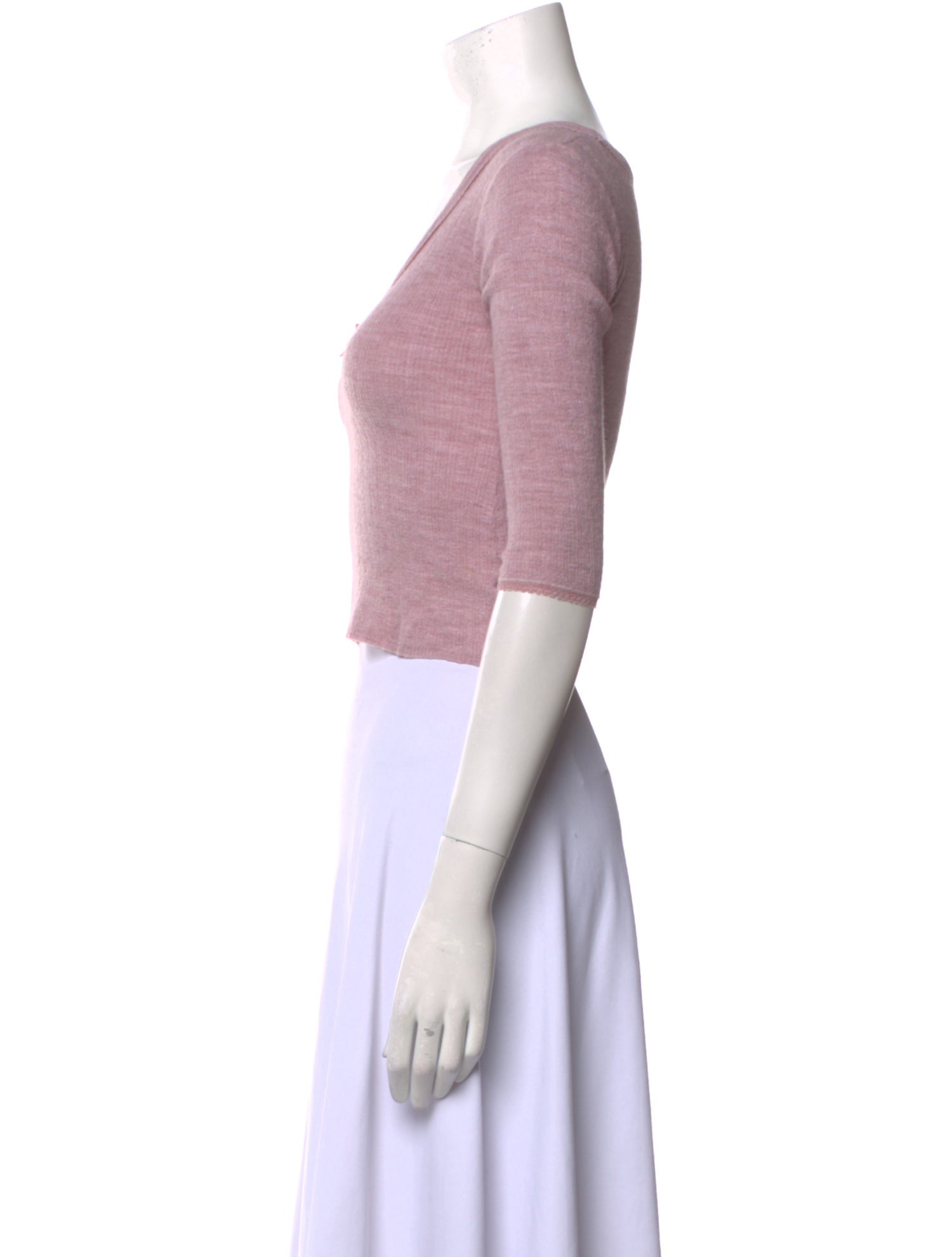 Dolce & Gabbana Vintage V-Neck Crop Top