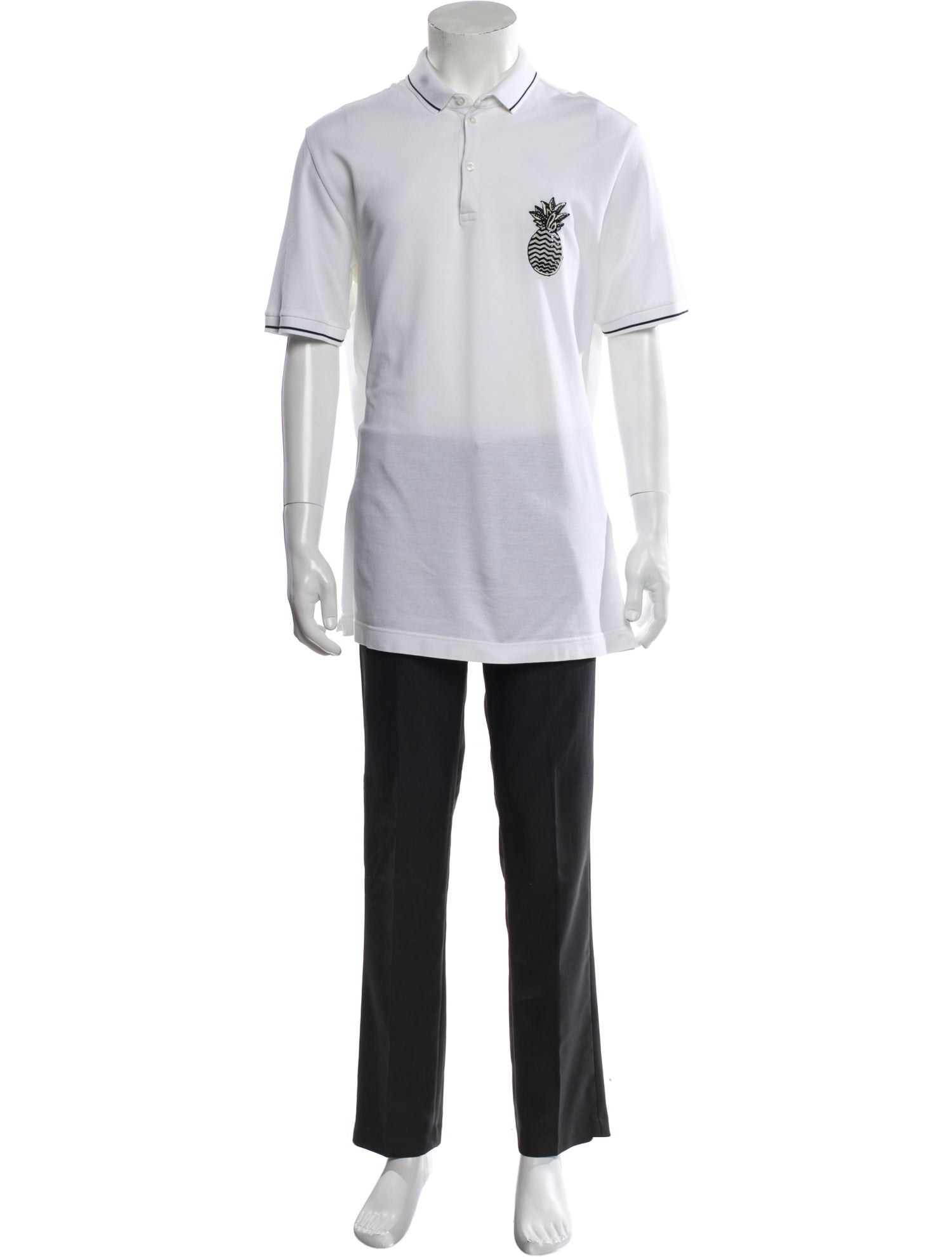 Dolce & Gabbana Collar Short Sleeve Polo Shirt