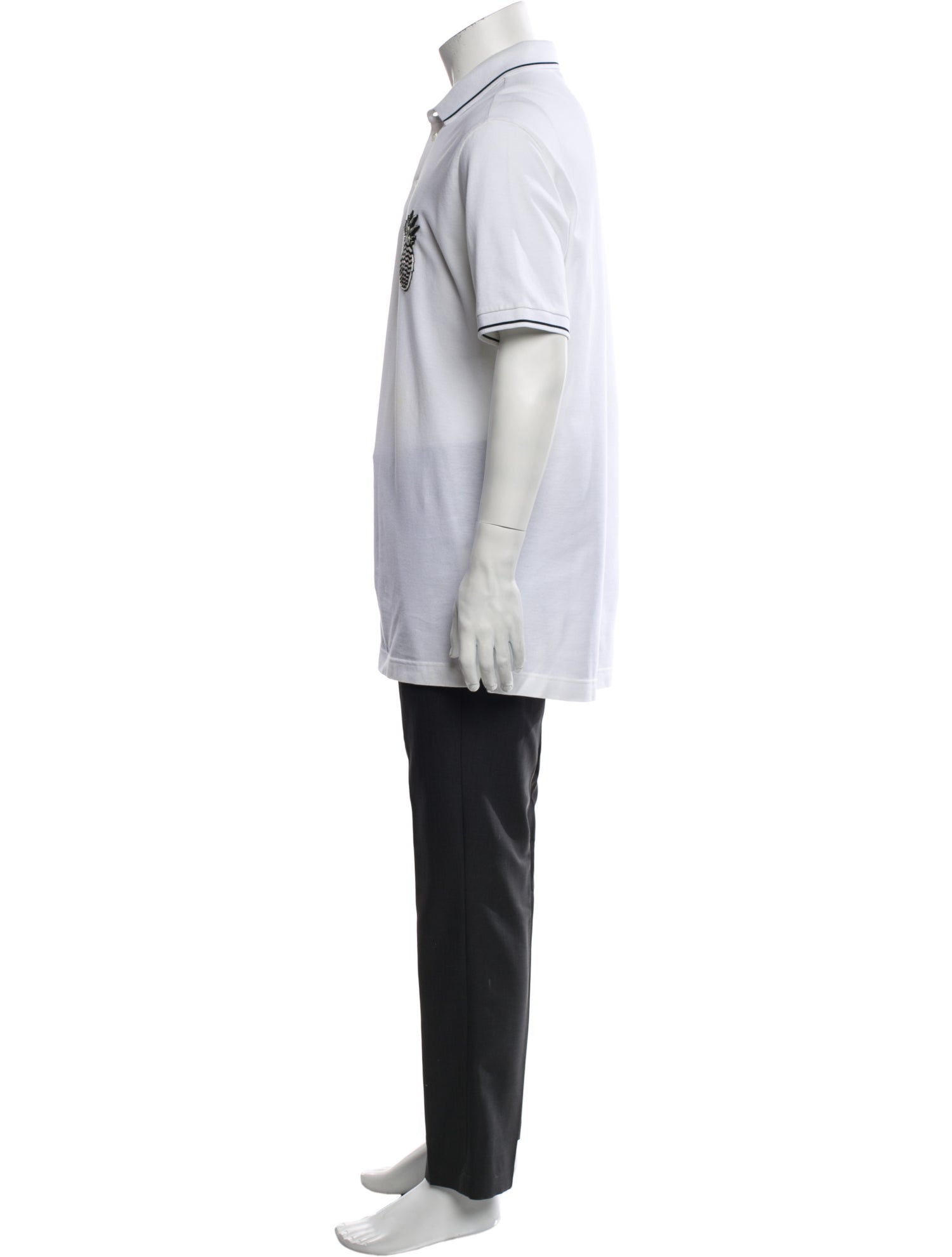 Dolce & Gabbana Collar Short Sleeve Polo Shirt