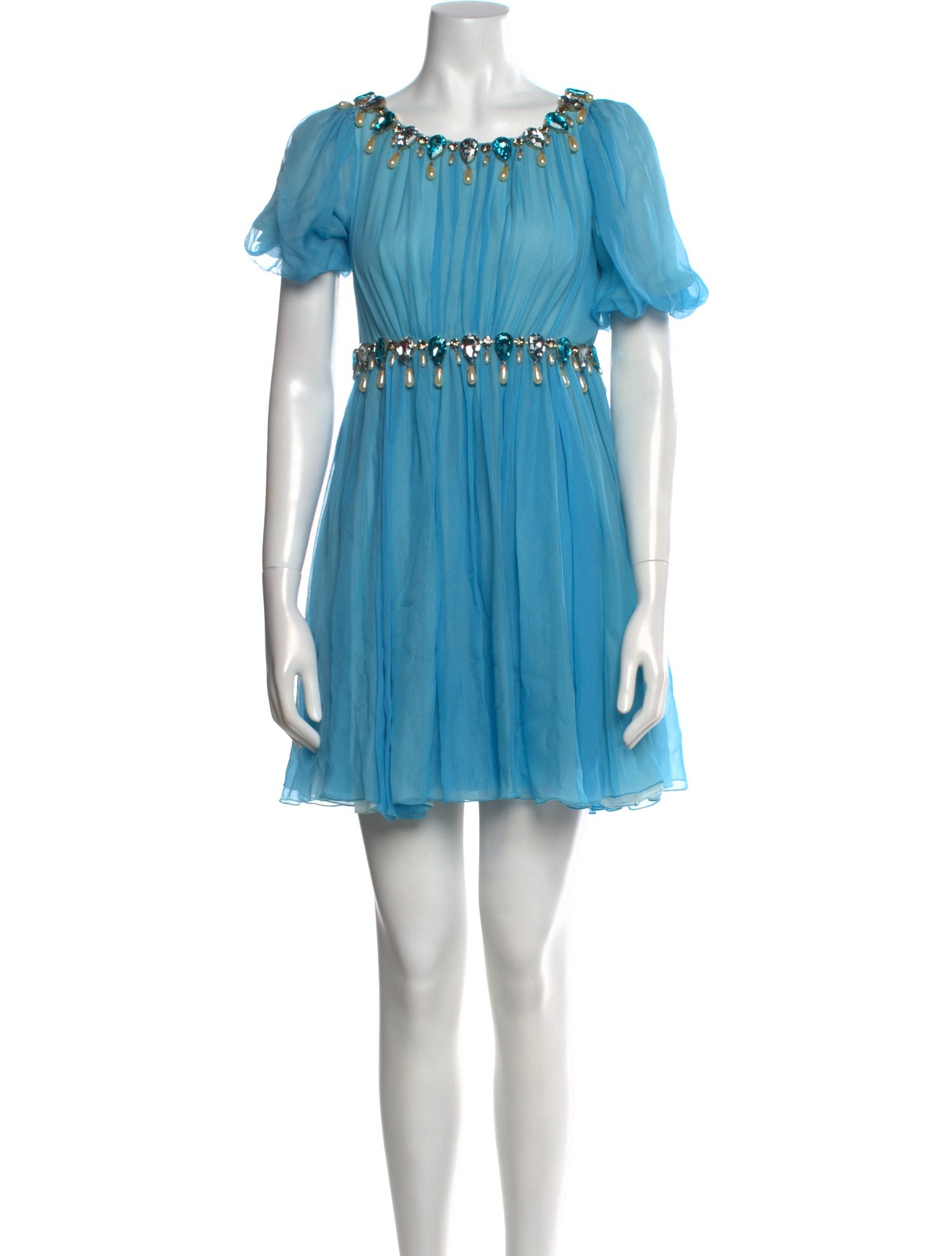 Dolce & Gabbana Silk Mini Dress w/ Tags