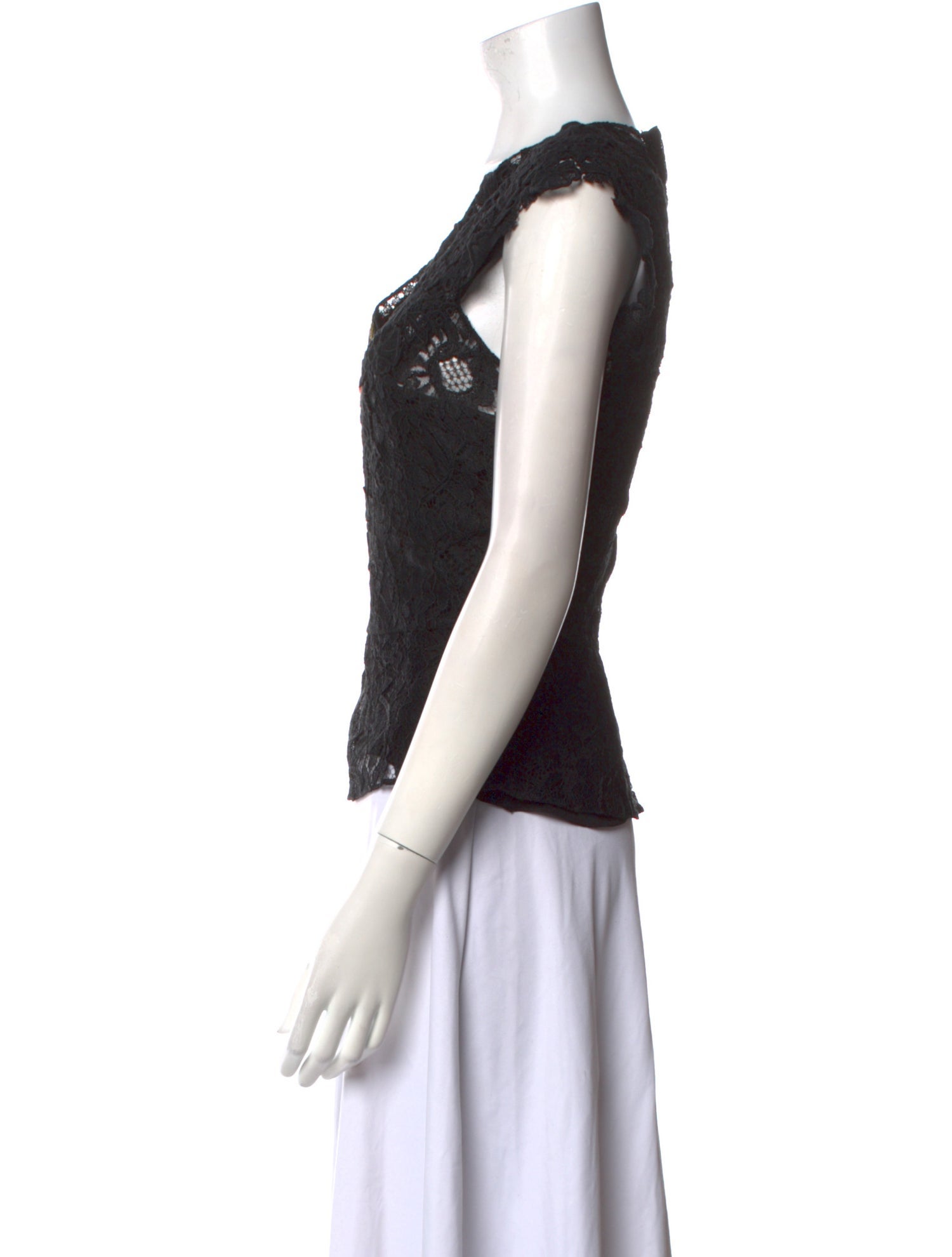 Dolce & Gabbana Graphic Print V-Neck Top