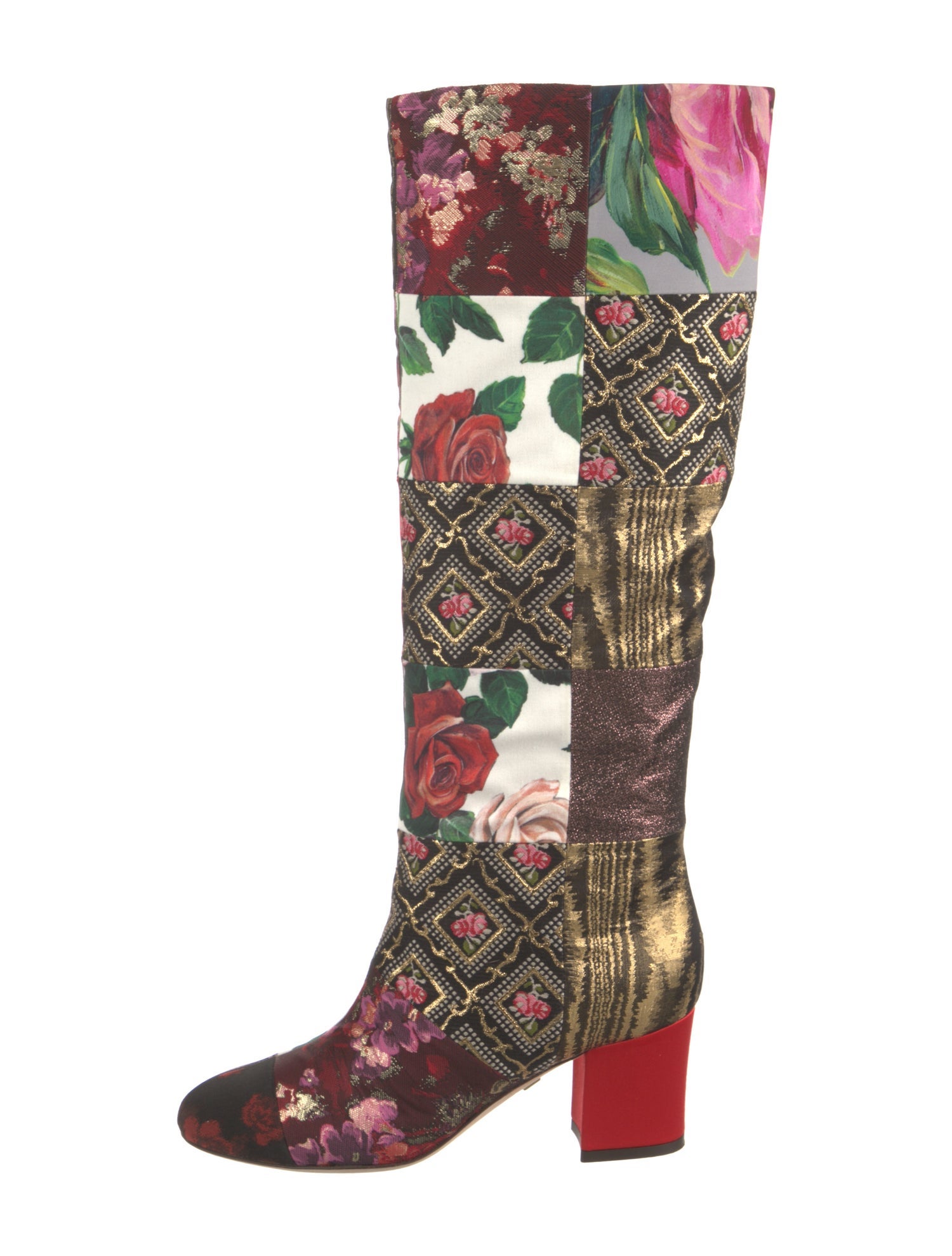 Dolce & Gabbana Sicilian Print Boots