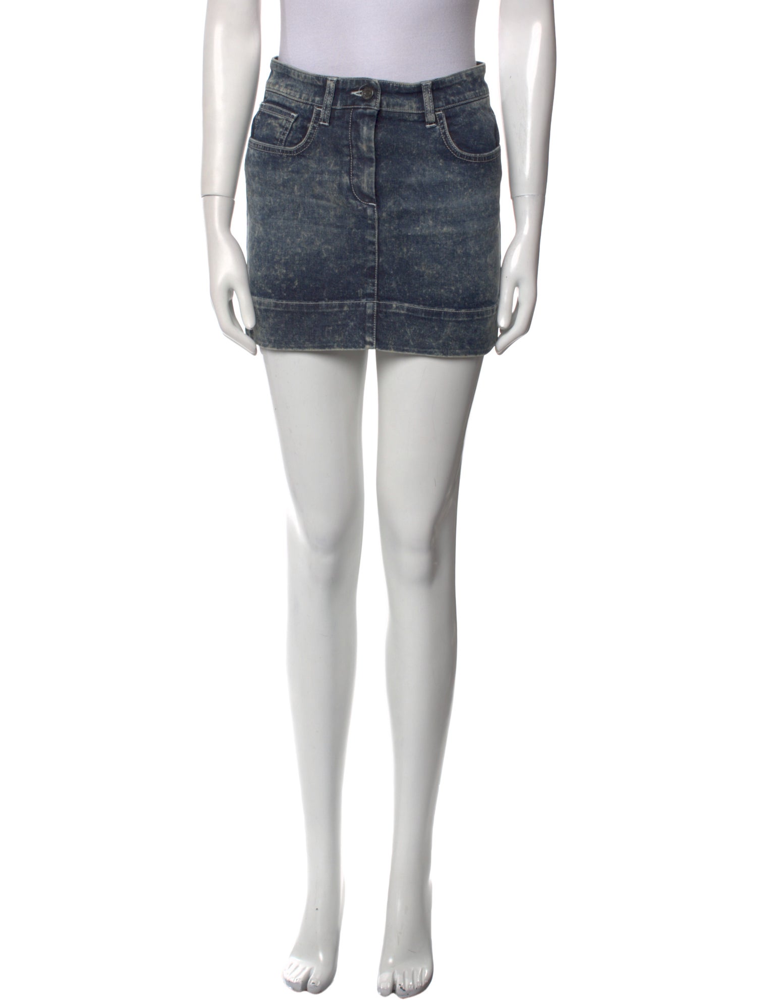 Dolce & Gabbana Distressed Accents Mini Skirt