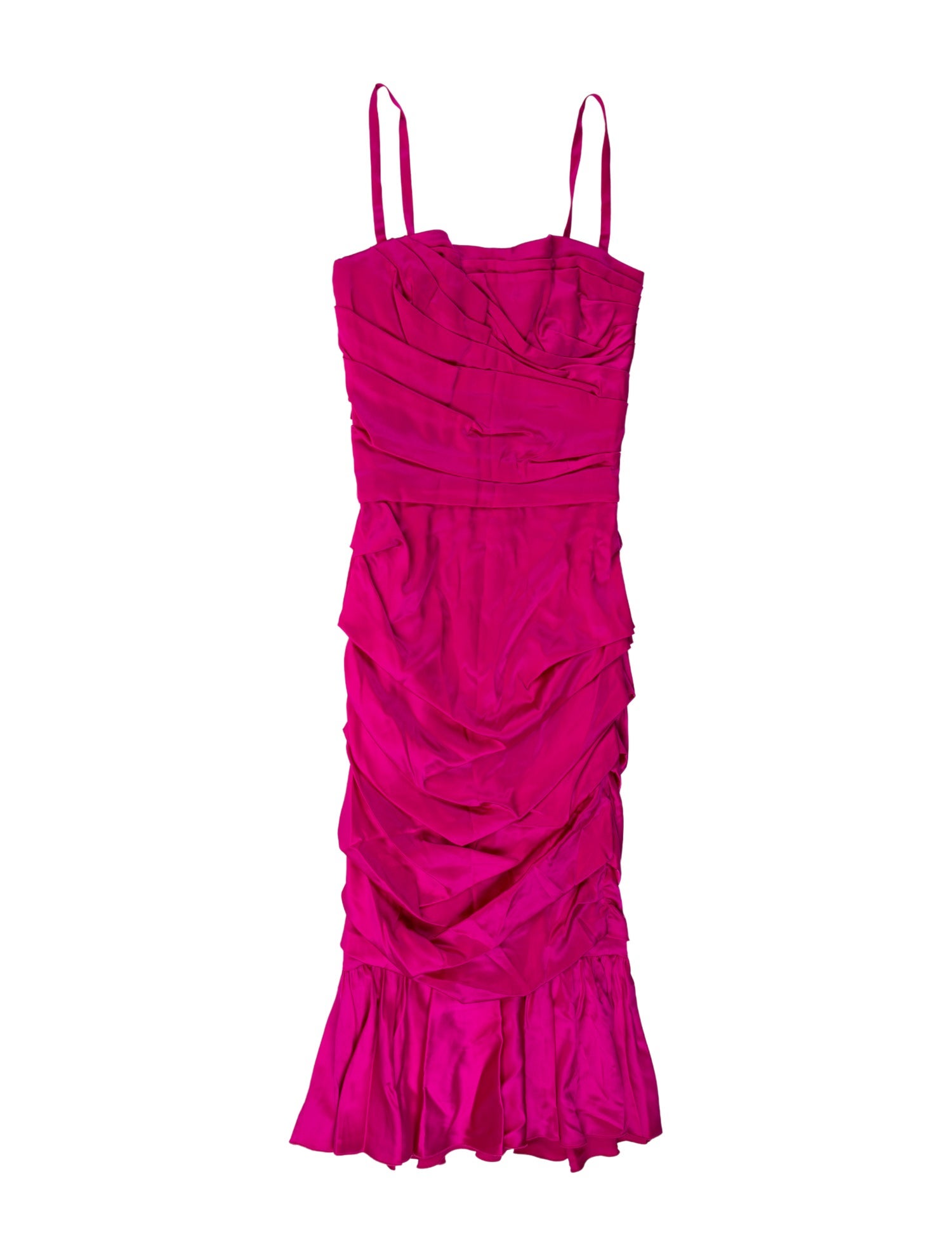 Dolce & Gabbana Silk Midi Length Dress