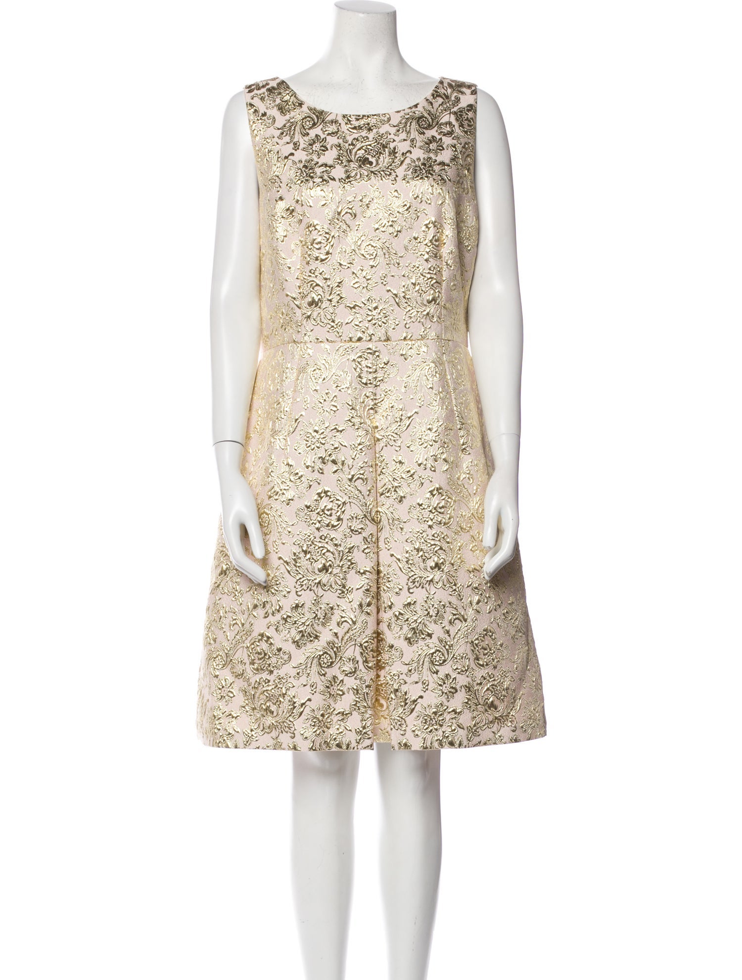 Dolce & Gabbana Bateau Neckline Knee-Length Dress w/ Tags