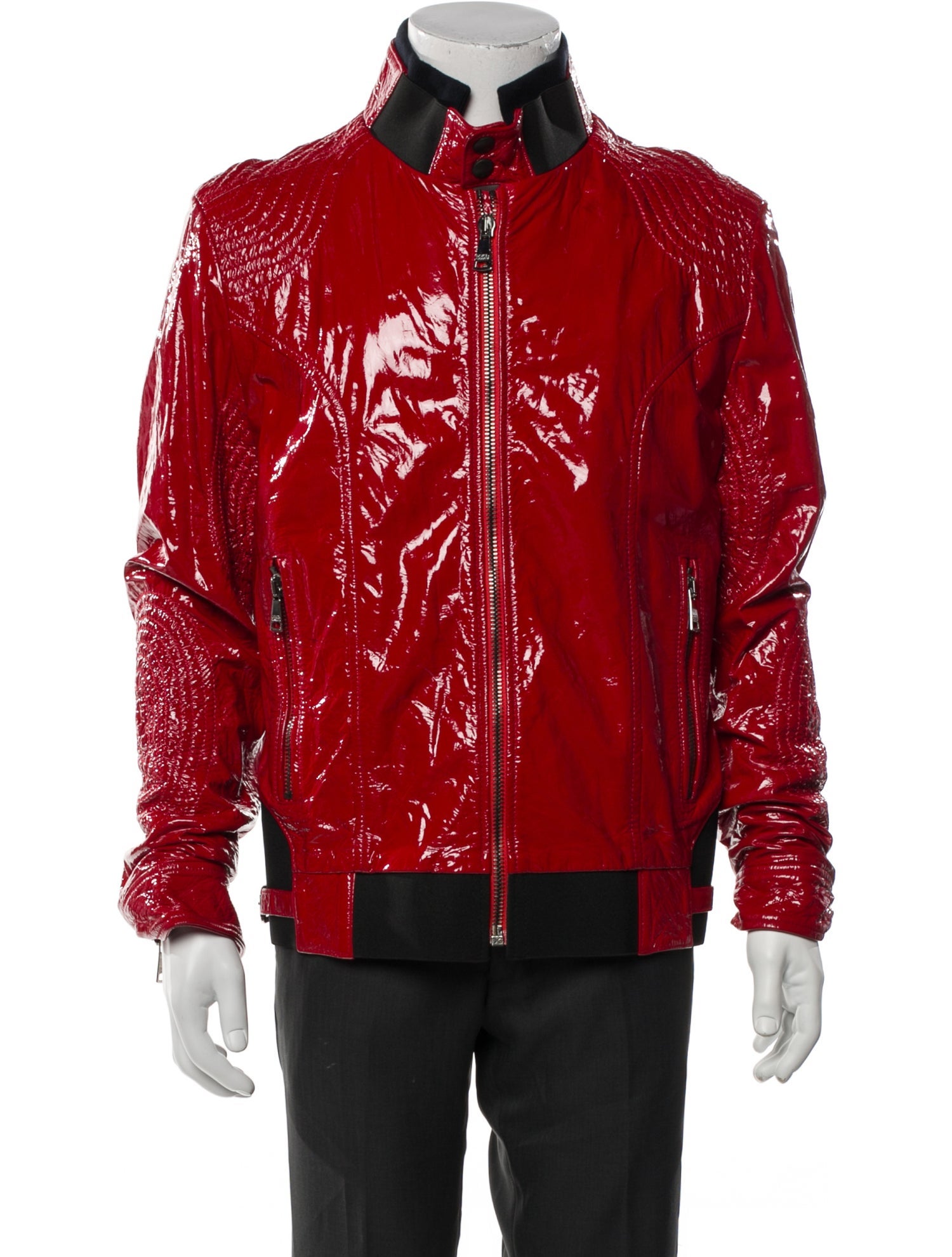 Dolce & Gabbana Lambskin Moto Jacket