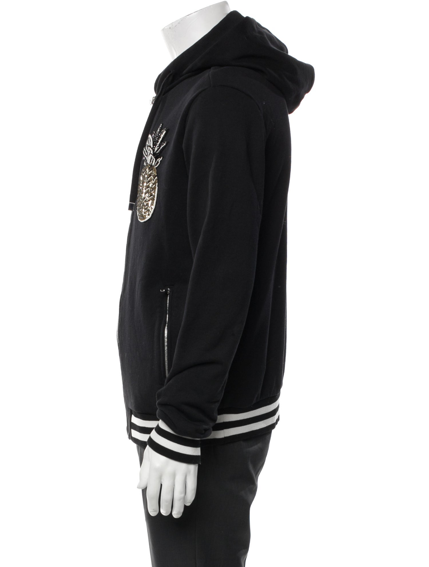 Dolce & Gabbana Striped Bomber Jacket