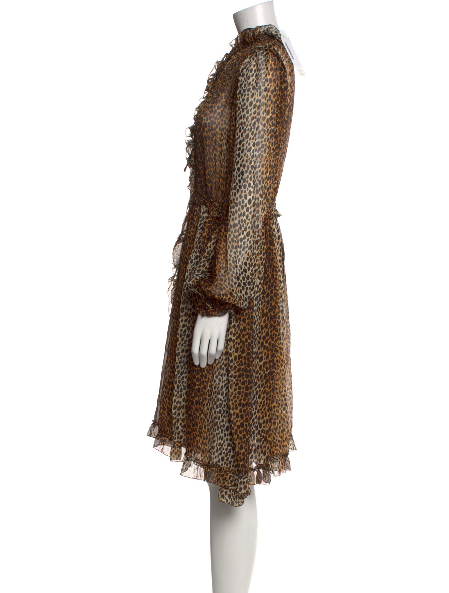 Dolce & Gabbana Animal Print Knee-Length Dress