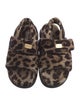 Dolce & Gabbana Terry Cloth Animal Print Slides