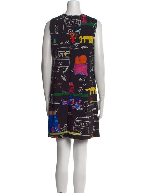 Dolce & Gabbana Printed Mini Dress