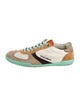 Dolce & Gabbana Suede Colorblock Pattern Sneakers