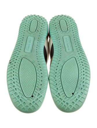 Dolce & Gabbana Suede Colorblock Pattern Sneakers