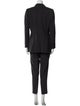 Dolce & Gabbana Virgin Wool Polka Dot Print Pantsuit