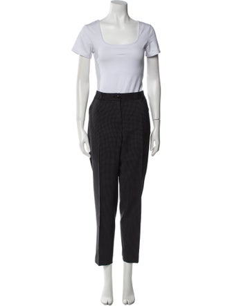 Dolce & Gabbana Virgin Wool Polka Dot Print Pantsuit