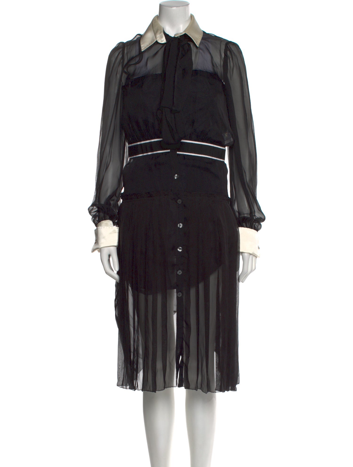 Dolce & Gabbana Silk Midi Length Dress