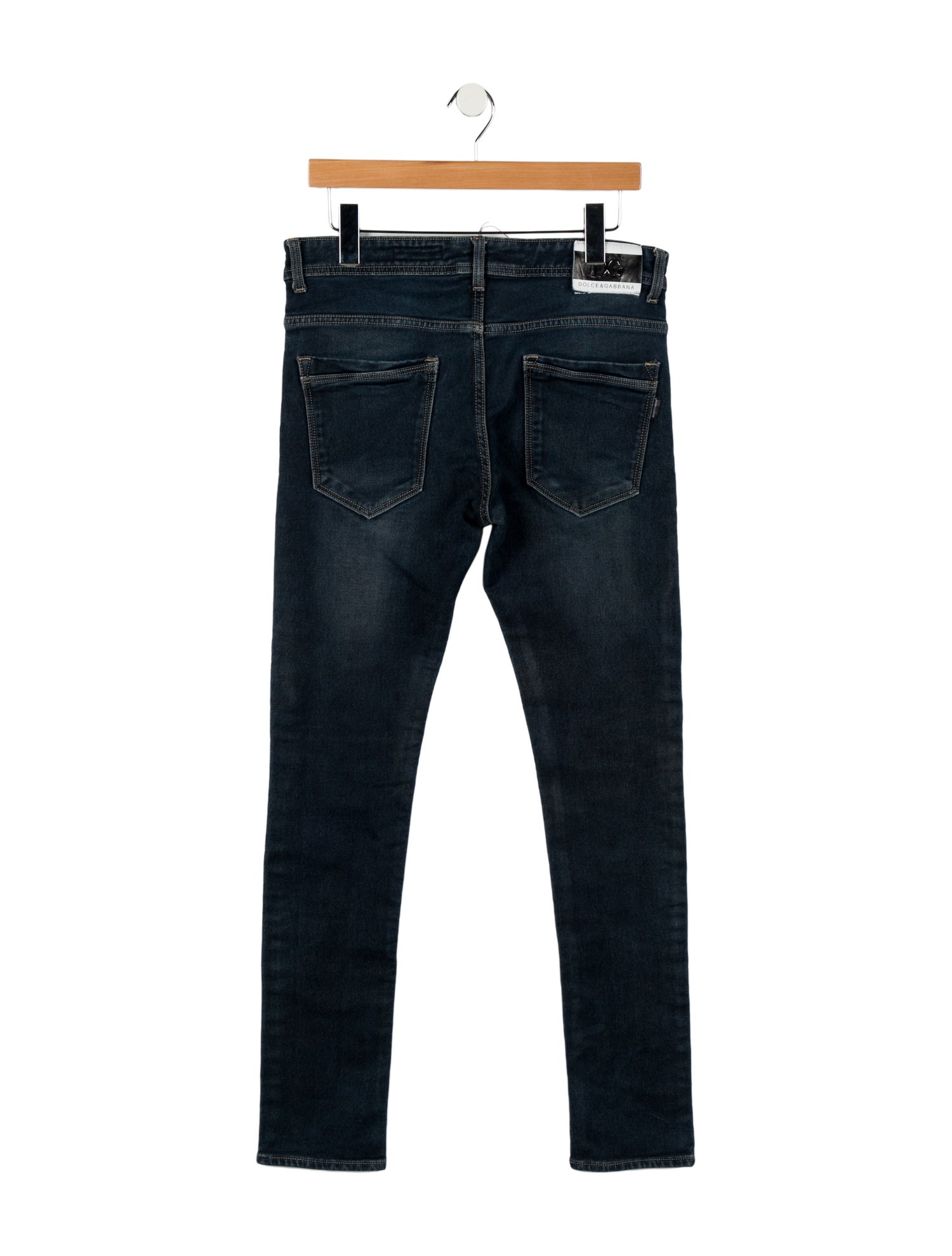 Dolce & Gabbana Mid-Rise Straight Leg Jeans