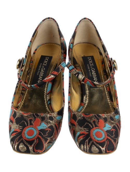 Dolce & Gabbana Printed Slingback Pumps